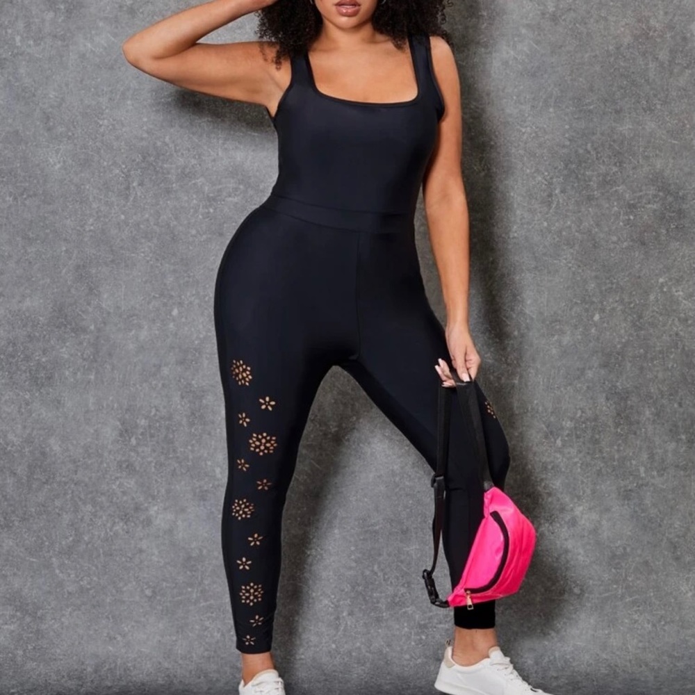 🖤NEW🖤 Criss Cross Back Cut Out Tank Jumpsuit